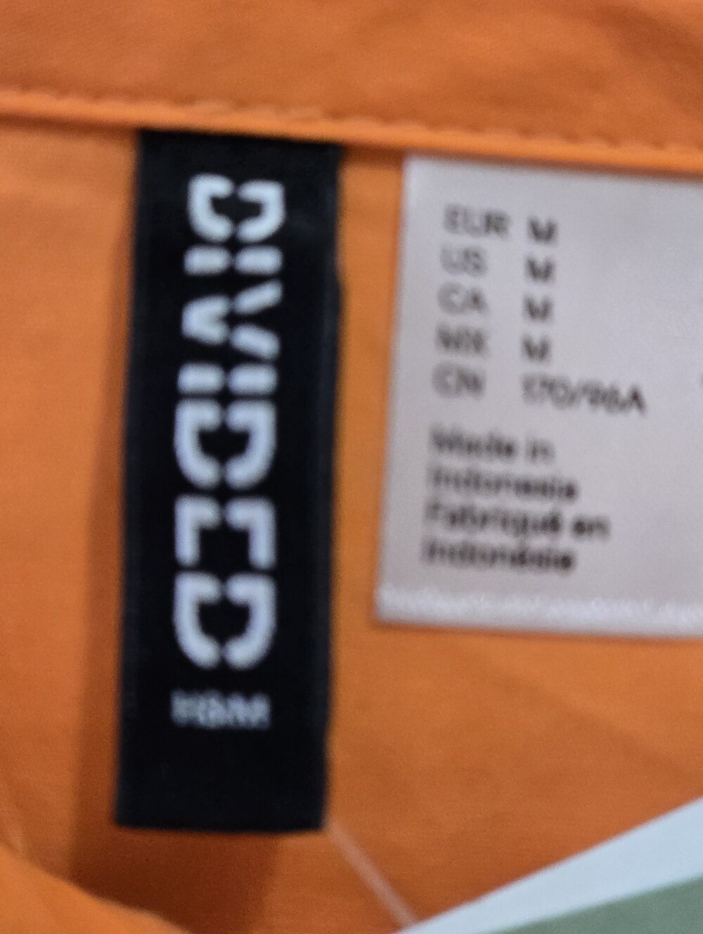 H&M Orange Women's Casual Button-Down Shirt - Picture 5 of 8